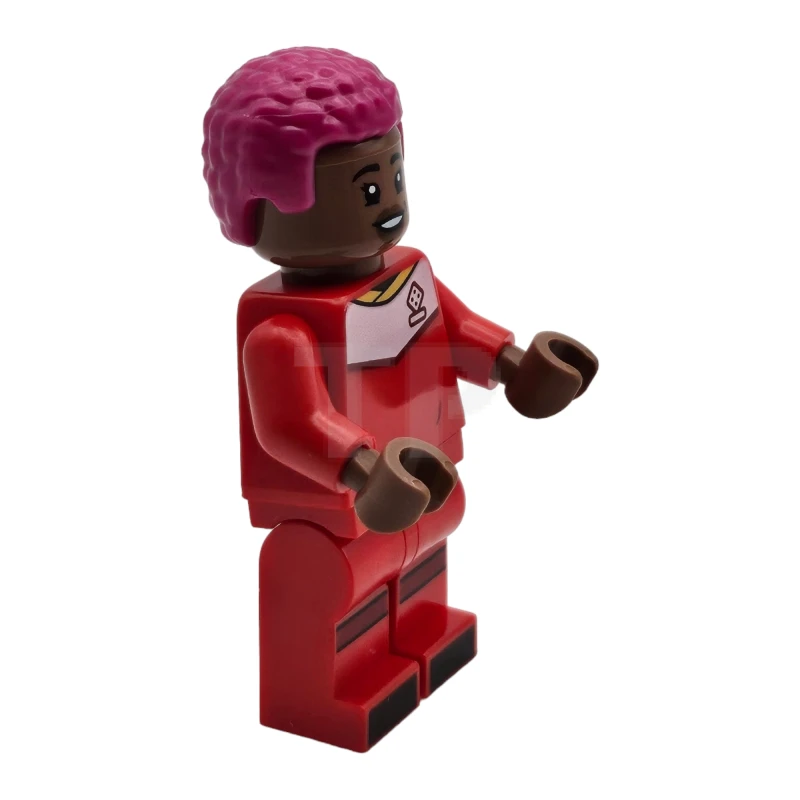 LEGO&reg; soc156 Asisat Oshoala - Red Soccer Jersey