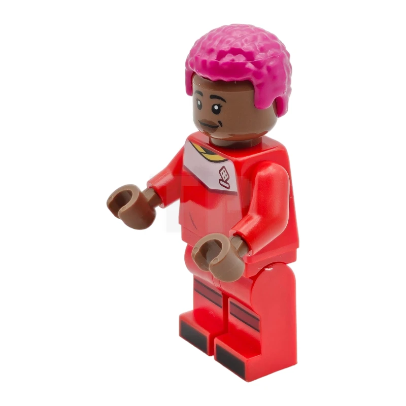 LEGO&reg; soc156 Asisat Oshoala - Red Soccer Jersey