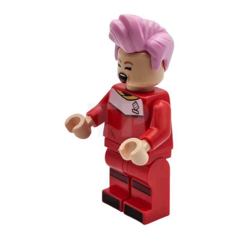 LEGO&reg; soc157 Megan Rapinoe - Maglia da calcio rossa