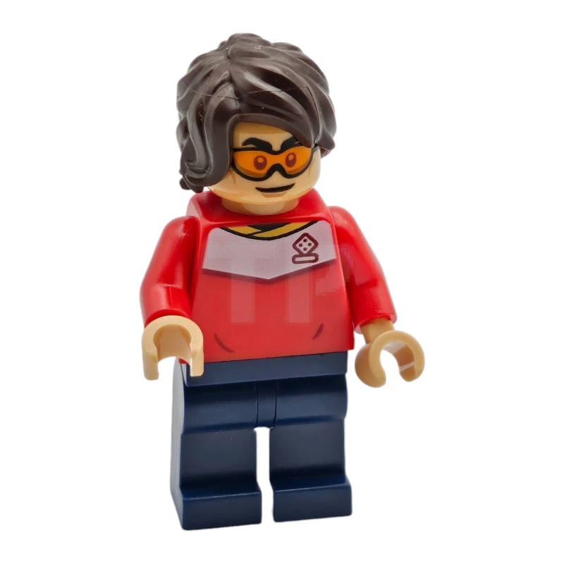 LEGO&reg; soc161 Fußball-Zuschauer - Rotes Fußballtrikot