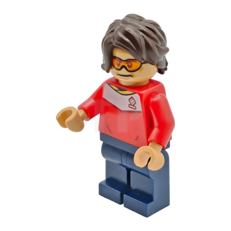 LEGO&reg; soc161 Fußball-Zuschauer - Rotes Fußballtrikot