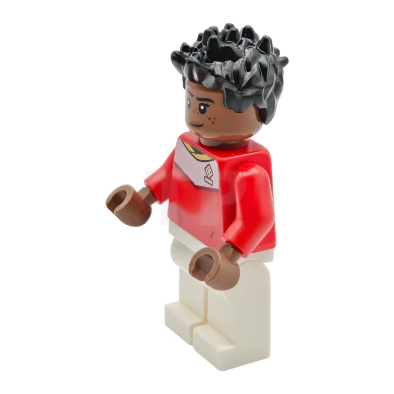 LEGO&reg; soc165 Soccer Spectator - Red Soccer Jersey