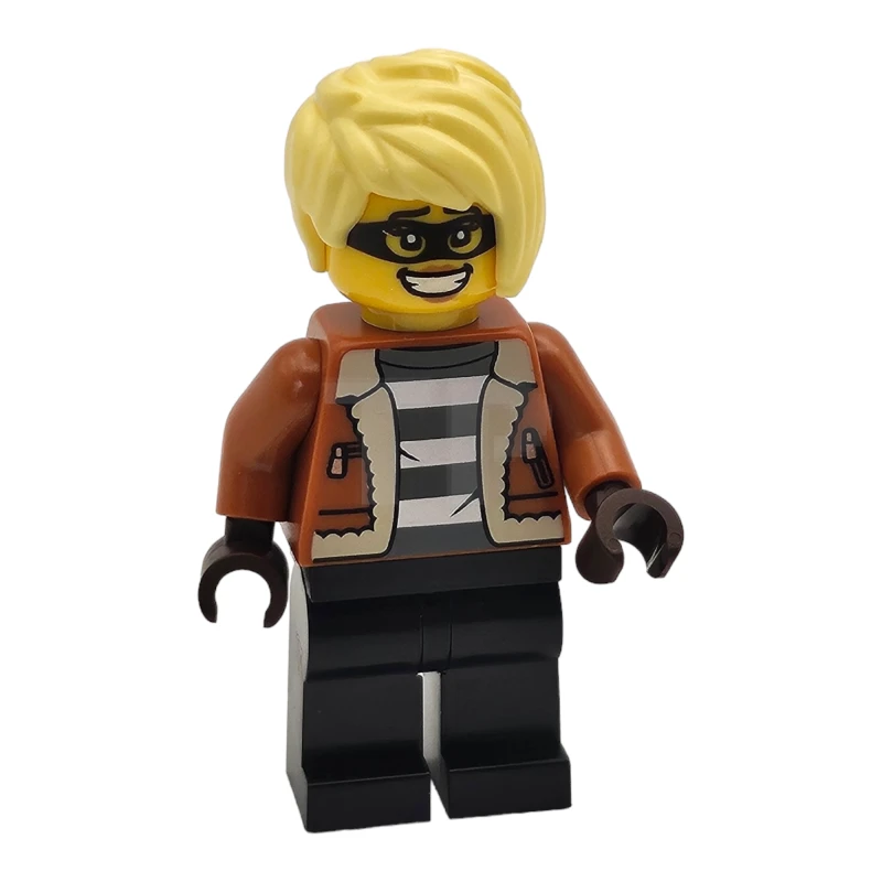 LEGO&reg; cty1586 Häftling in grauen Gefängnisstreifen