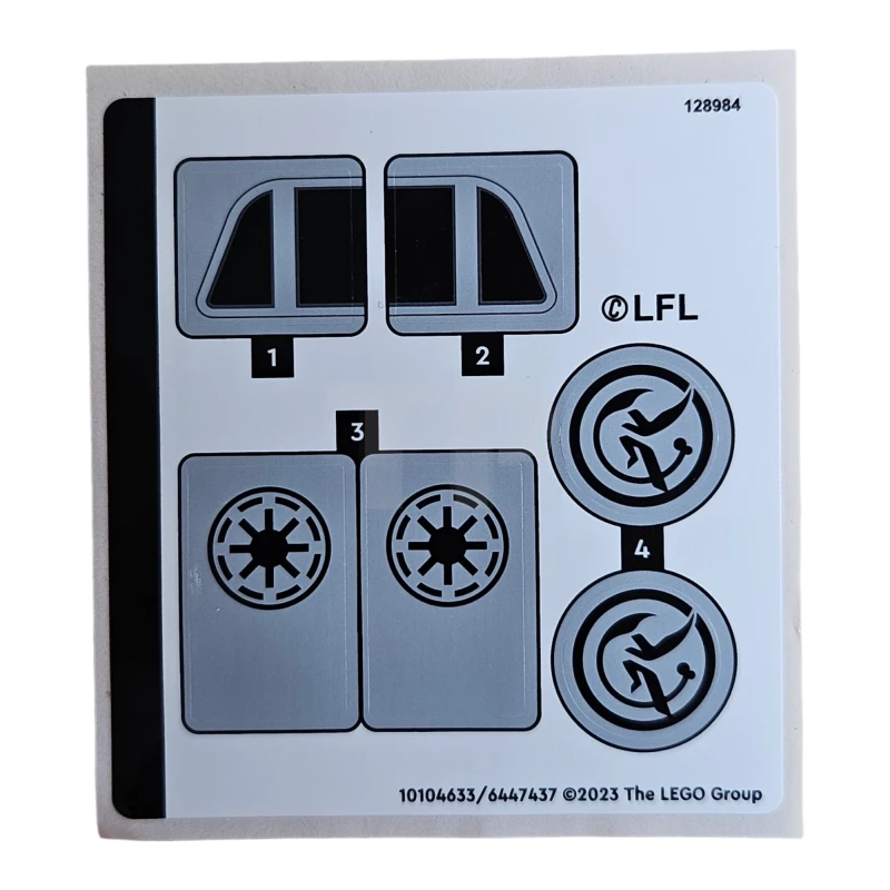 LEGO&reg; 6447437 - Autocollant pour l'ensemble 75360