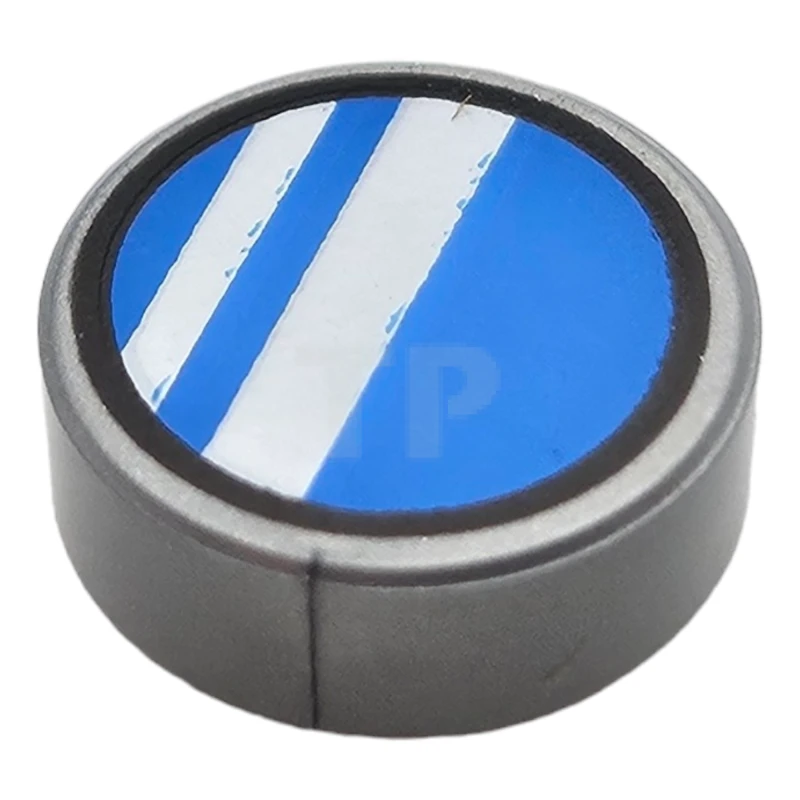 LEGO&reg; 6443213 - 98138pb389 - Tile 1 x 1 Round with Circle and Stripes Pattern (Glasses)