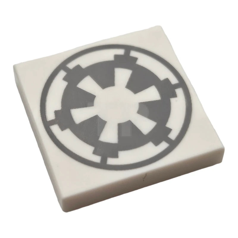 LEGO&reg; 6444197 - 3068pb2281 - Piastrelle 2 x 2 con motivo del logo Imperial