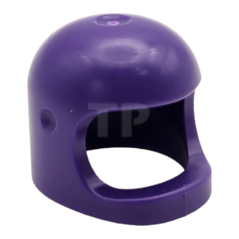 LEGO&reg; 6417692 - 50665 - Minifigure, Headgear Helmet Old with Thick Chin Strap - with Visor Dimples (Reissue with Top Dimple)