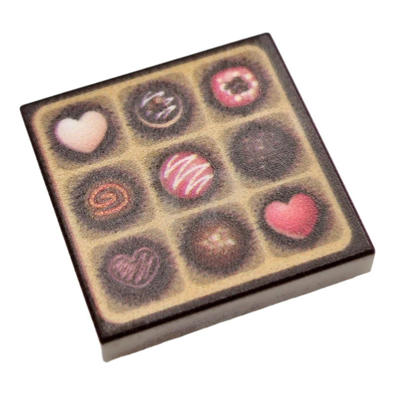 LEGO&reg;  - 3068BJB53 - Tile 2 x 2 Chocolates