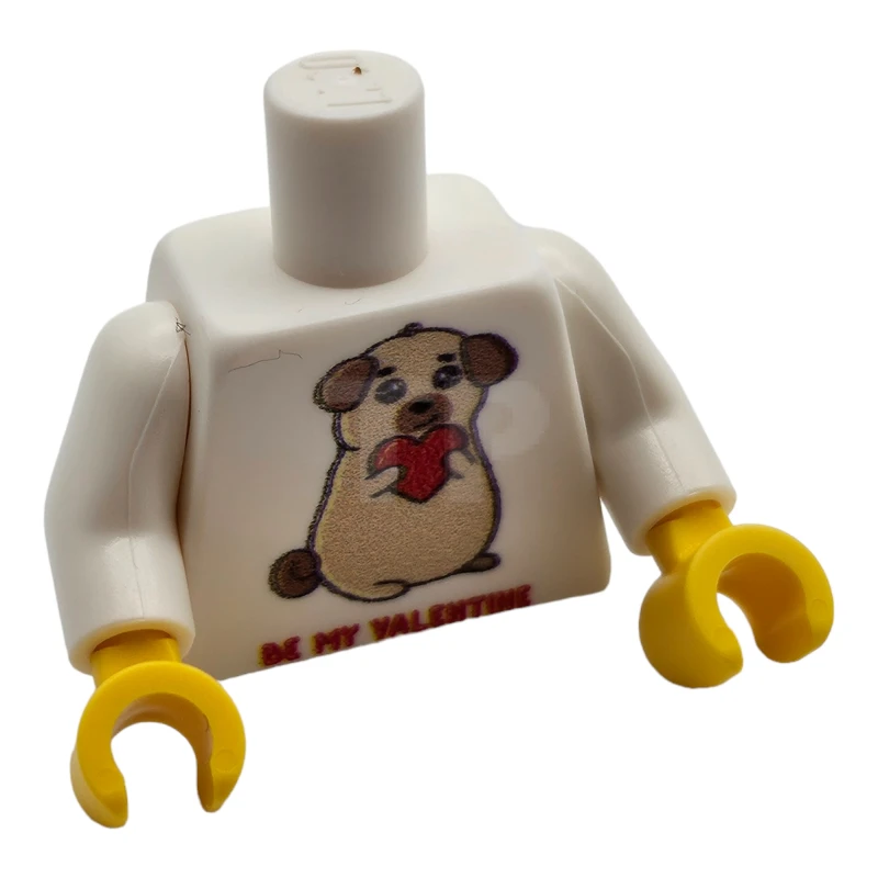 LEGO&reg;  - 973BJB17 - Torso Dog Be My Valentine