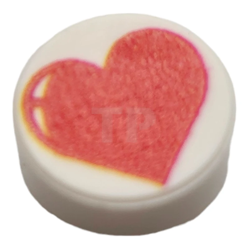 LEGO&reg;  - 98138BJB02 - Fliese Rund 1 x 1 Herz