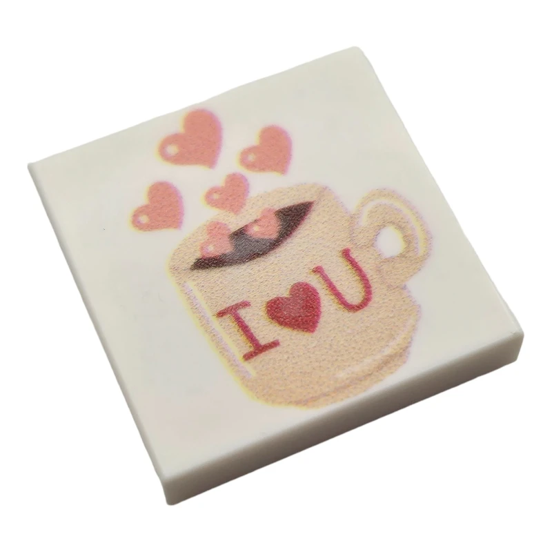 LEGO&reg;  - 3068BJB57 - Tegel 2 x 2 I Love U Mok