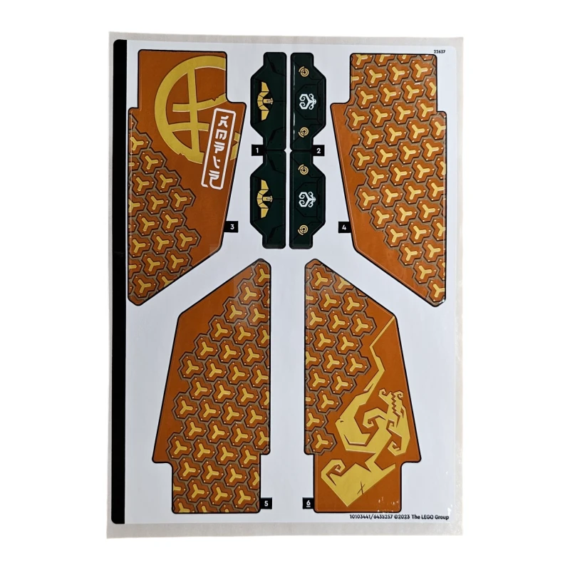 LEGO&reg; 6435257 - Autocollant pour l'ensemble 71794