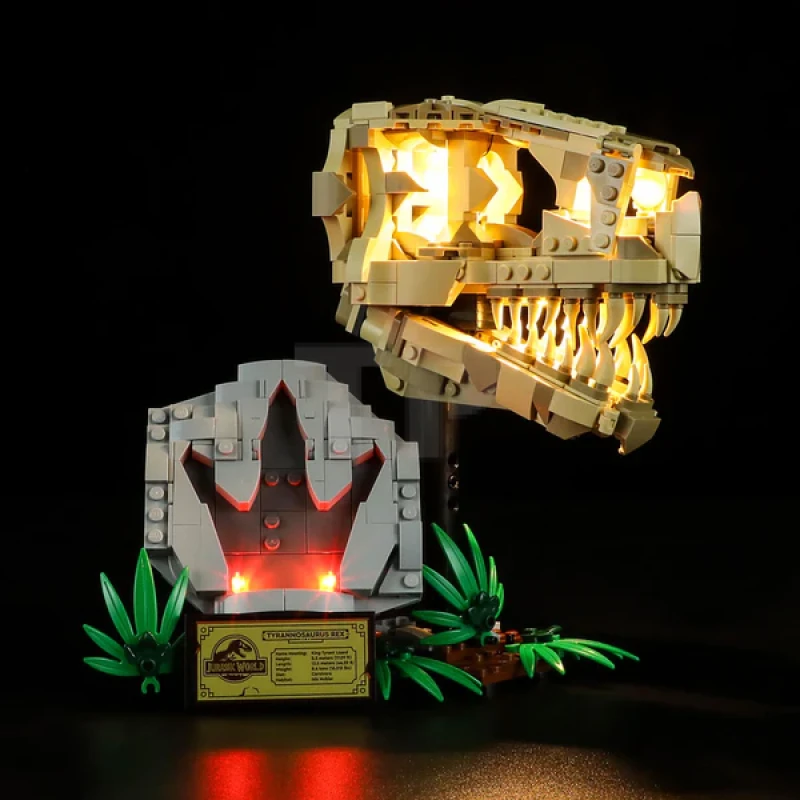 Light kit for LEGO® 76964 Dinosaur Fossils: T. rex Skull