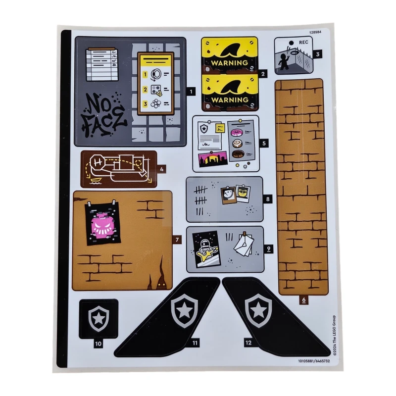 LEGO&reg; 6465732 - Autocollant pour l'ensemble 60419