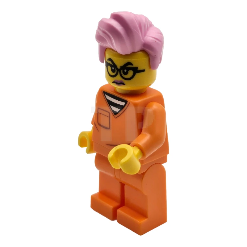 LEGO&reg; cty1702 Detenuto con tuta carceraria arancione