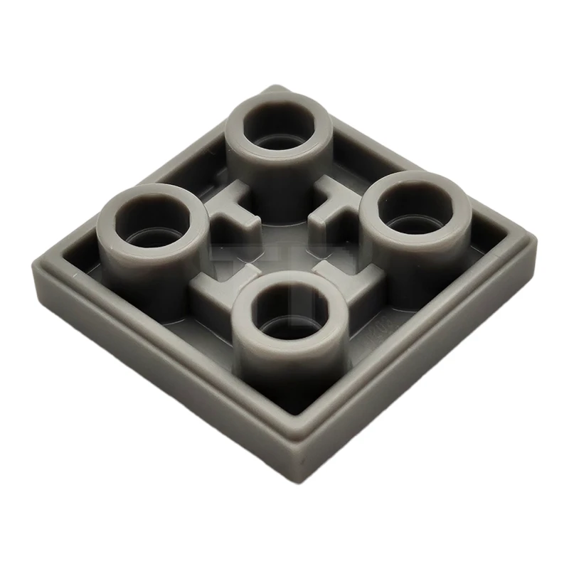 LEGO&reg; 6443223 - 11203pb101 - Tile, Modified 2 x 2 Inverted with Red Sonic Shoe, Yellow Buckle and White Sock on Black and Dark Blue Striped Screen with Buttons Pattern