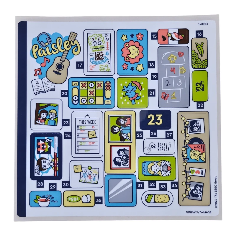 LEGO&reg; 6469458 - Autocollant pour l'ensemble 42620 - Feuille 2