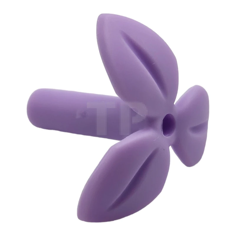 LEGO&reg; 6466042 - 37695 - Stelo di pianta con 3 foglie e pin inferiore