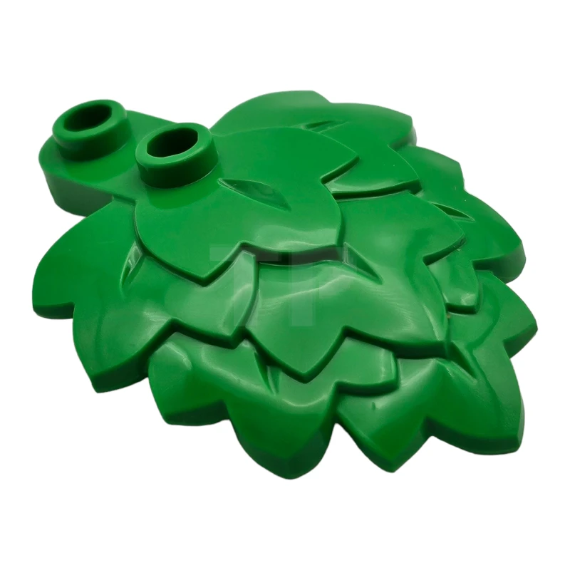 LEGO&reg; 6507837 - 5058 - Plaque végétale, ronde 1 x 2 avec feuilles superposées.