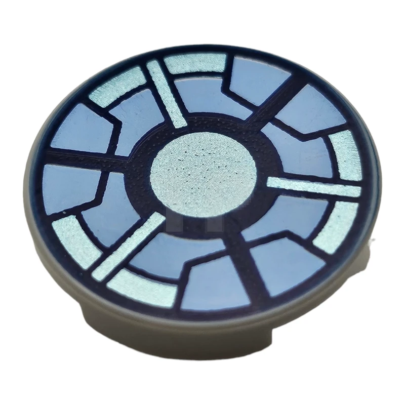 LEGO&reg; 6448824 - 14769pb626 - Carreau 2 x 2 rond avec O inférieur et motif de réacteur d'arc.