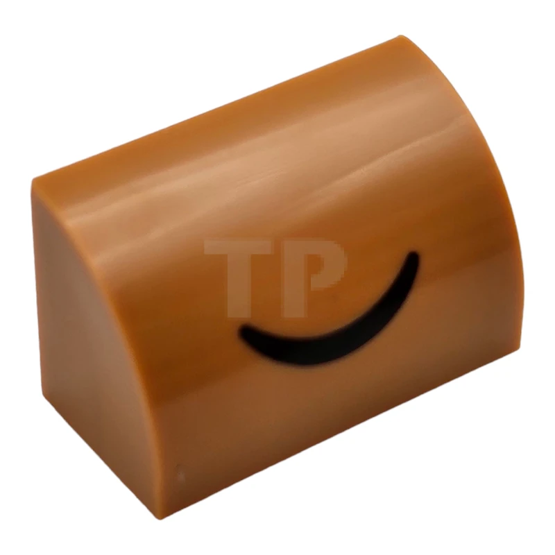 LEGO&reg; 6466813 - 37352pb032 - Slope 1 x 2 x 1 Curved with Curved Line Pattern