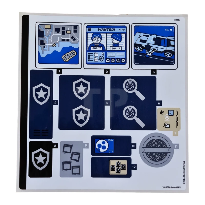 LEGO&reg; 6465731 - Pegatina para Set 60418