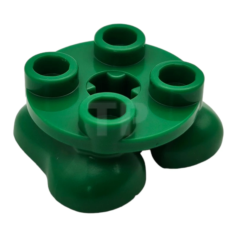 LEGO&reg; 6315100 - 66858 - Pieds avec plaque ronde 2 x 2 et trou d'axe.