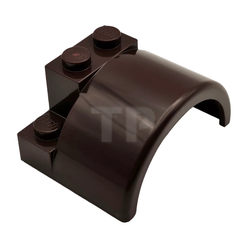 LEGO&reg; 6470201 - 1846 - Véhicule, garde-boue 4 x 3 x 1 2/3 avec arche ronde, cylindre large.