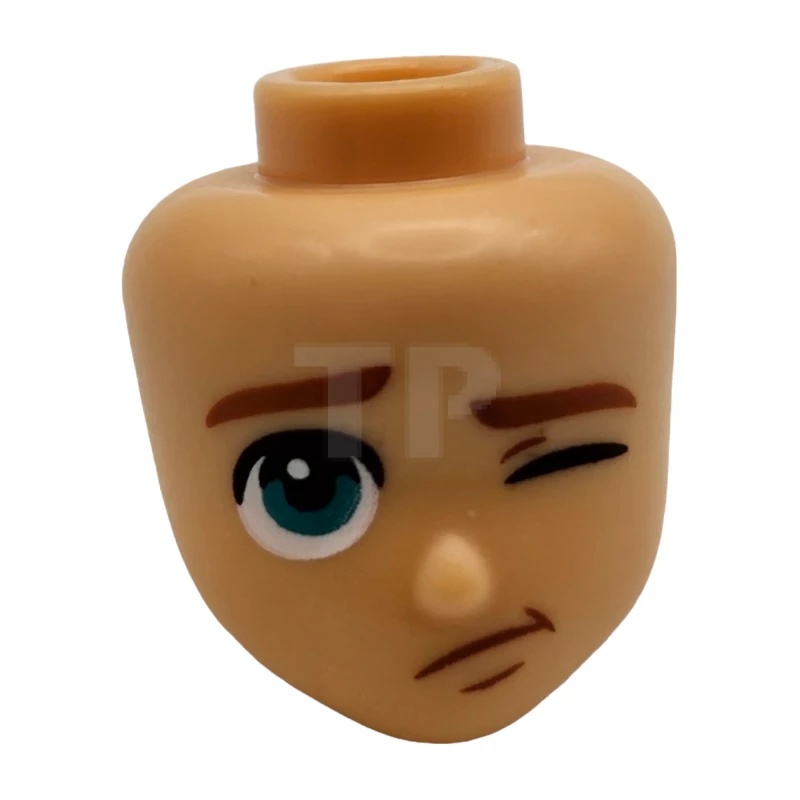 LEGO&reg; 6466205 - 105955 - Kopf Mini-Puppe mit geschlossenem linken Auge Muster