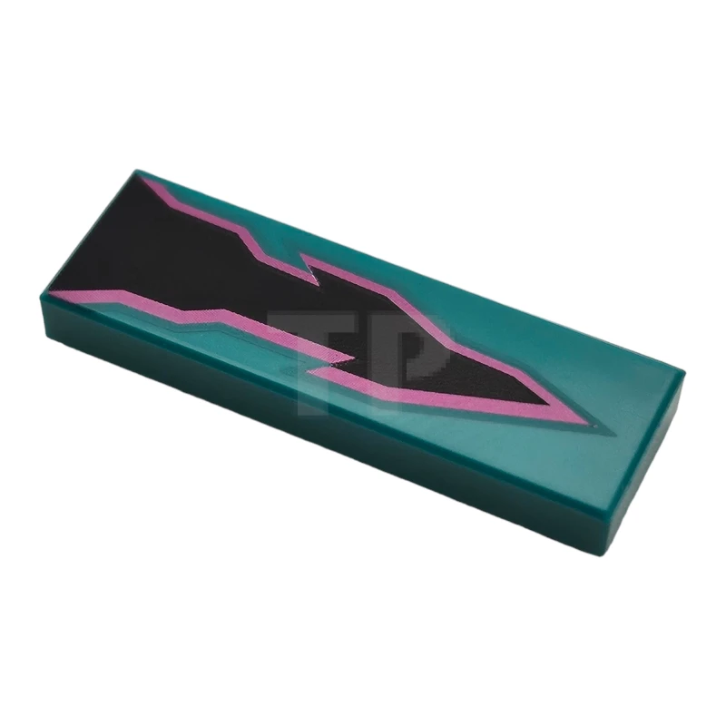 LEGO&reg; 6465832 - 63864pb248 - Tile 1 x 3 with Arrow Energy Pattern