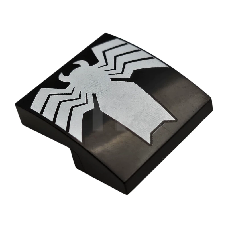 LEGO&reg; 6467541 - 15068pb528 - Pendiente 2 x 2 x 2/3 Curvado con dibujo de araña