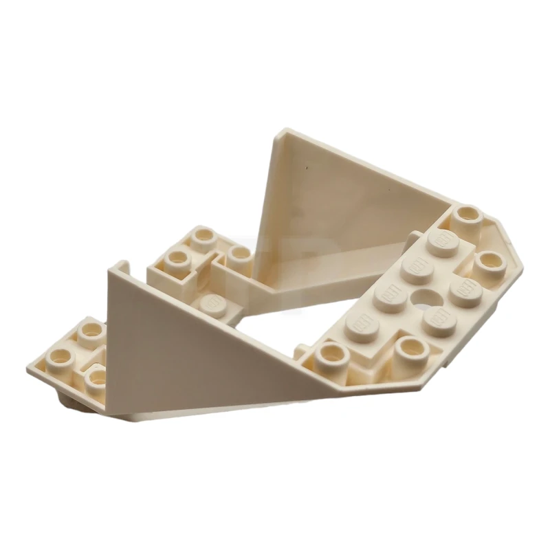 LEGO&reg; 6472691 - 5124 - Vliegtuigromp achterste deel bodem 6 x 8 x 4 met 4 x 6 Cargo Door uitsparing, 2 gaten en 2 Pin gaten