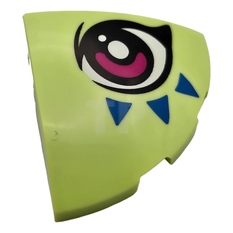 LEGO&reg; 6469681 - 76797pb02L - Slope 3 x 3 Curved - Corner with Eye Pattern (Left)