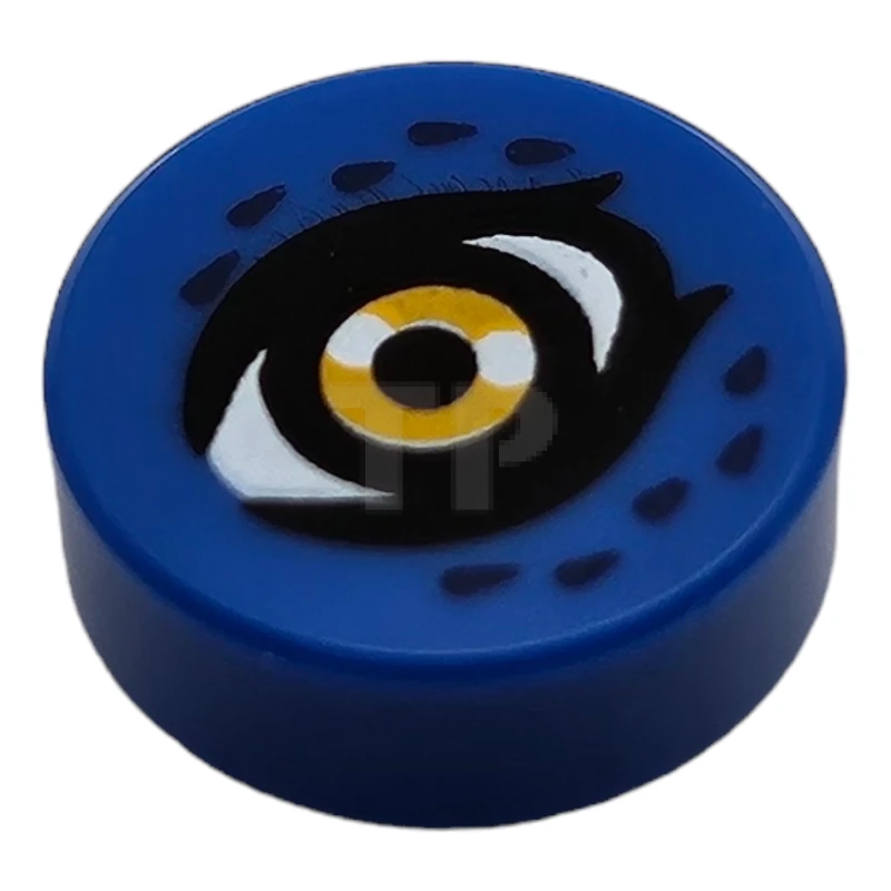 LEGO&reg; 6474847 - 98138pb399 - Carreau 1 x 1 rond avec motif d'œil