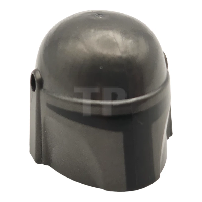 LEGO&reg; 87610pb09 - 6279726 - Minifigure, Headgear Helmet with Holes, SW Mandalorian with Black Visor Pattern