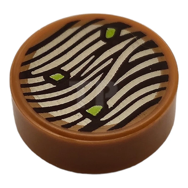 LEGO&reg; 6466331 - 98138pb395 - Fliese 1 x 1 Rund mit Ramen-Nudel-Muster