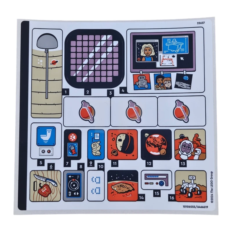 LEGO&reg; 6466619 - Autocollant pour l'ensemble 42605