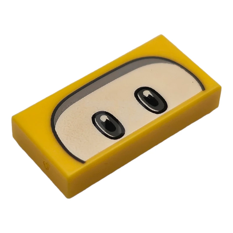 LEGO&reg; 6465231 - 3069pb1034 - Piastrelle 1 x 2 con il motivo degli occhi (Super Mario Dorrie)