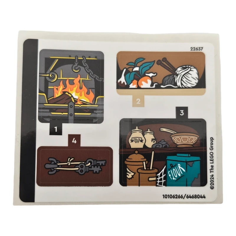 LEGO&reg; 6468044 - Adesivo per il set 76428