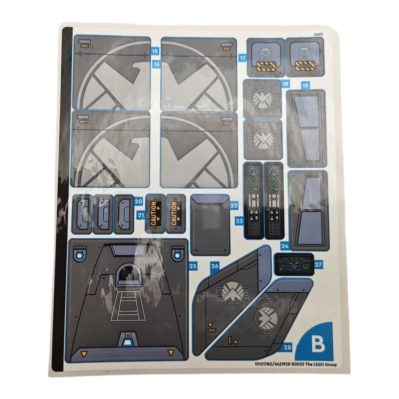 LEGO&reg; 6421928 - Pegatina para Set 76248 - Hoja 2