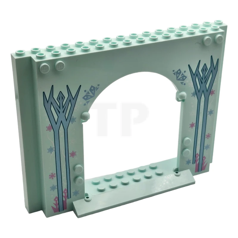 LEGO&reg; 6471776 - 15626pb14 - Panel 4 x 16 x 10 with Arch and Ice Crystals Pattern