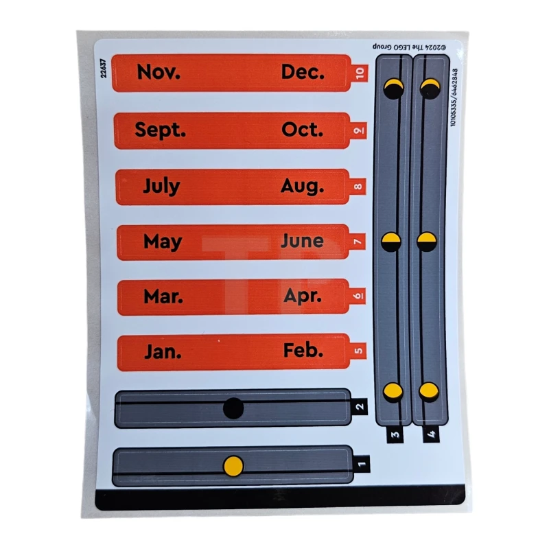 LEGO&reg; 6462848 - Sticker for Set 42179