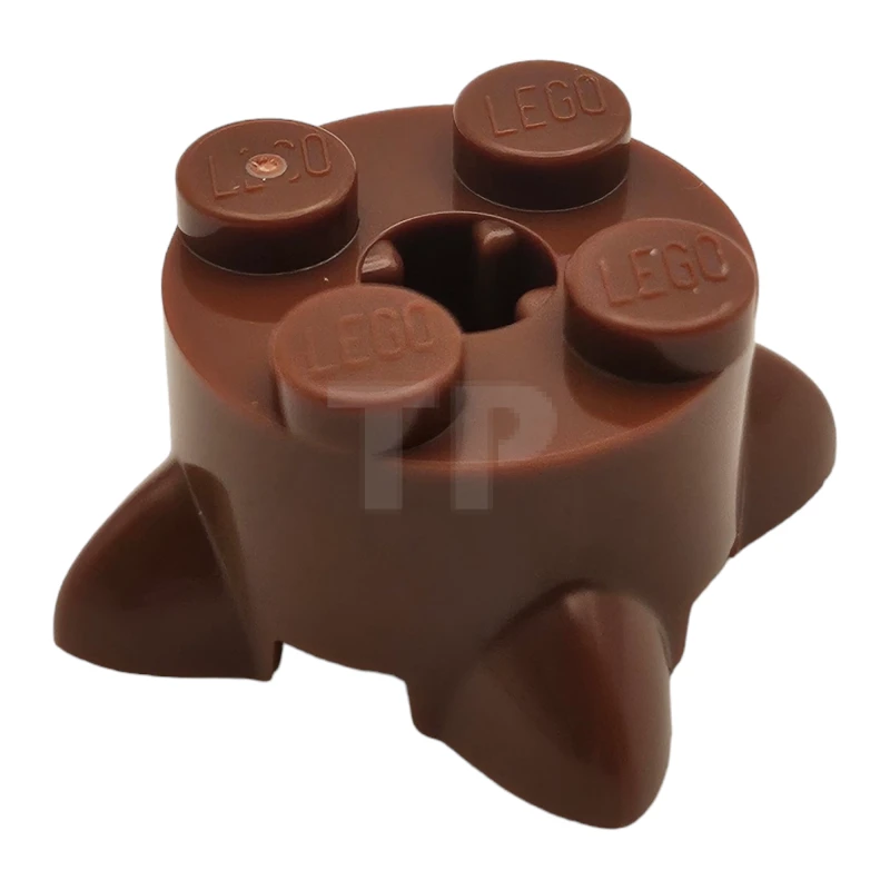 LEGO&reg; 6468829 - 5256 - Brick, Round 2 x 2 with 4 Roots / Feet and Axle Hole
