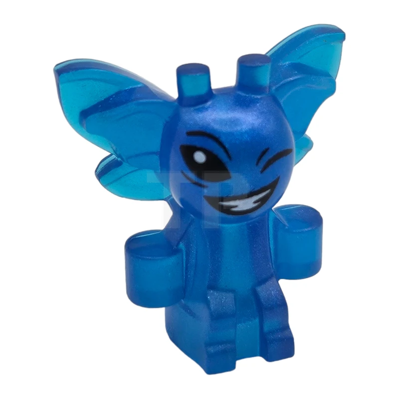 LEGO&reg; 6480228 - bb1278pb02 - Cornish Pixie with Black Eyes, Wink and Lopsided Open Mouth Smile with White Teeth Pattern