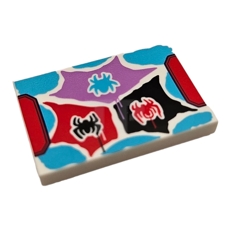 LEGO&reg; 6480813 - 26603pb406 - Carreau 2 x 3 avec motif d'araignées