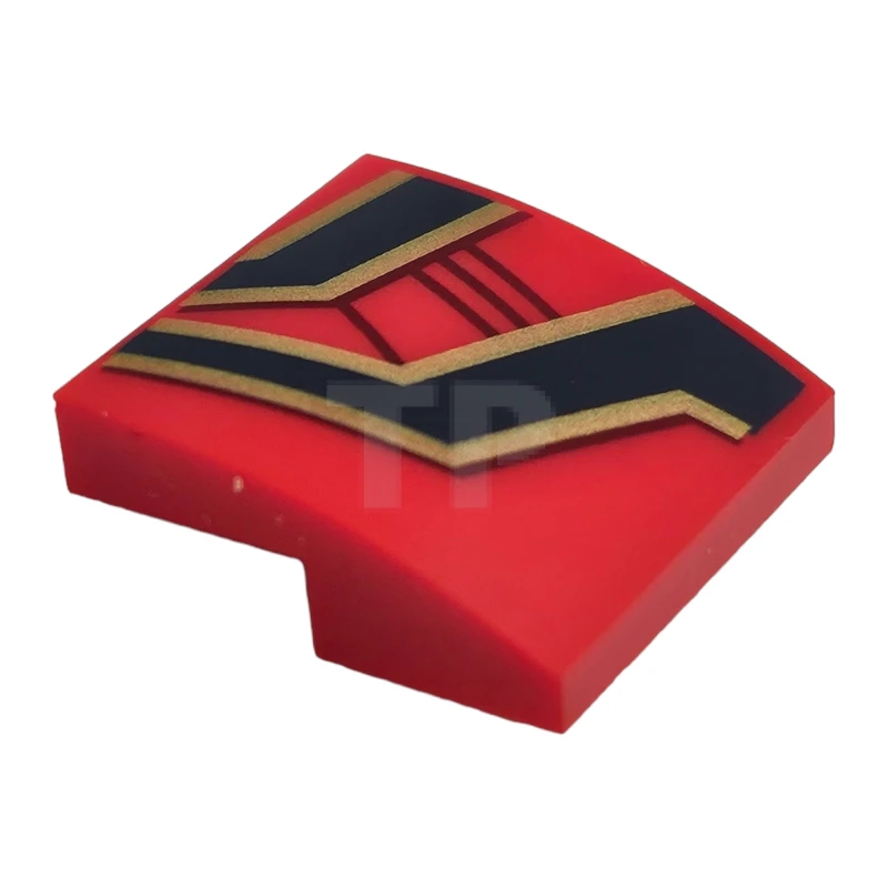 LEGO&reg; 6482951 - 15068pb554L - Slope 2 x 2 x 2/3 Curved with Spider Web Pattern - Left Side