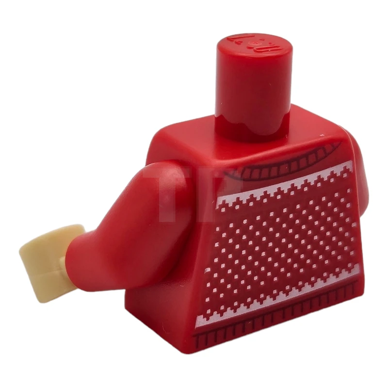 LEGO&reg; 6445352 - 973pb5413c01 - Torso (complete) Minifig with Knit Fair Isle Holiday Sweater Pattern