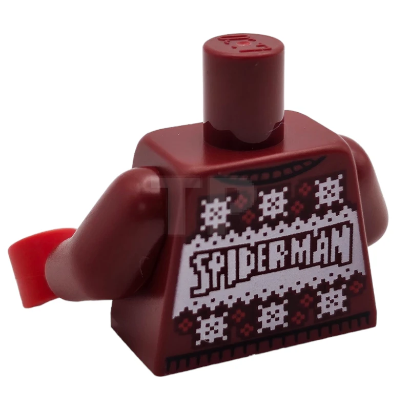 LEGO&reg; 6444064 - 973pb5386c01 - Torse (complet) Figine avec patron de pull de vacances Fair Isle en tricot.