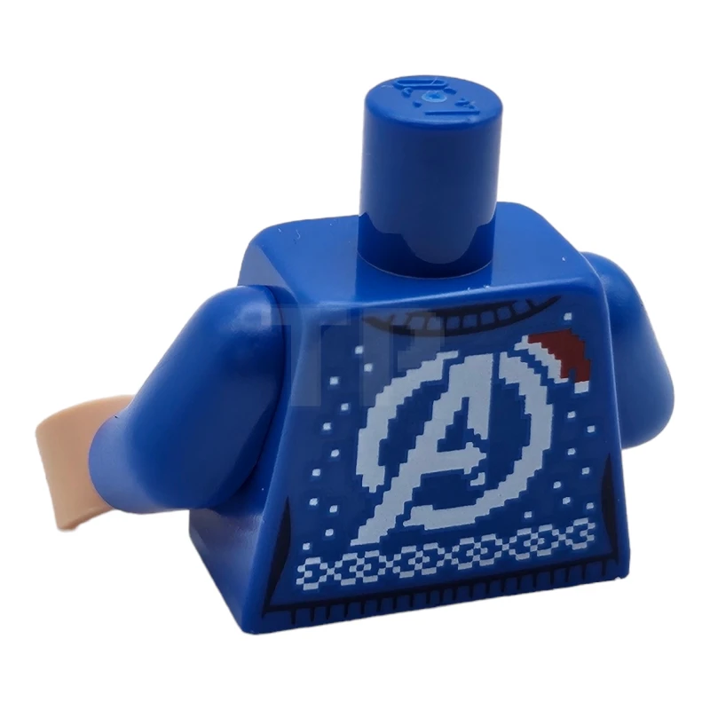 LEGO&reg; 6444819 - 973pb5387c01 - Torso (complete) Minifig with Knit Fair Isle Holiday Sweater Pattern