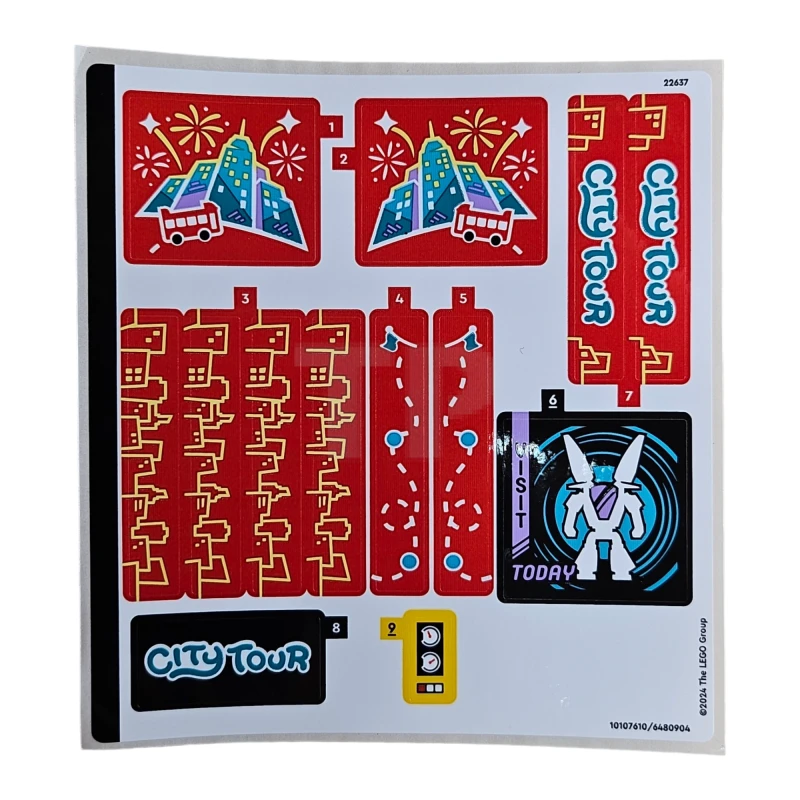 LEGO&reg; 6480904 - Aufkleber für Set 60407